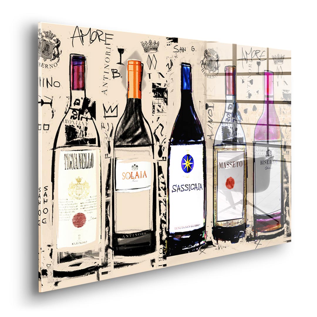 Luxury Wine Collection - Acrylic Glass