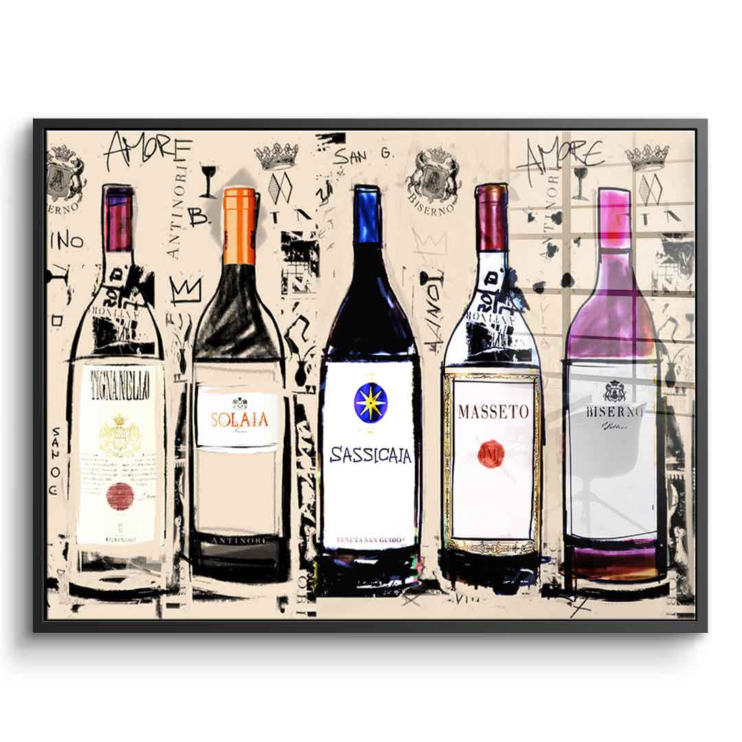 Luxury Wine Collection - Acrylic Glass