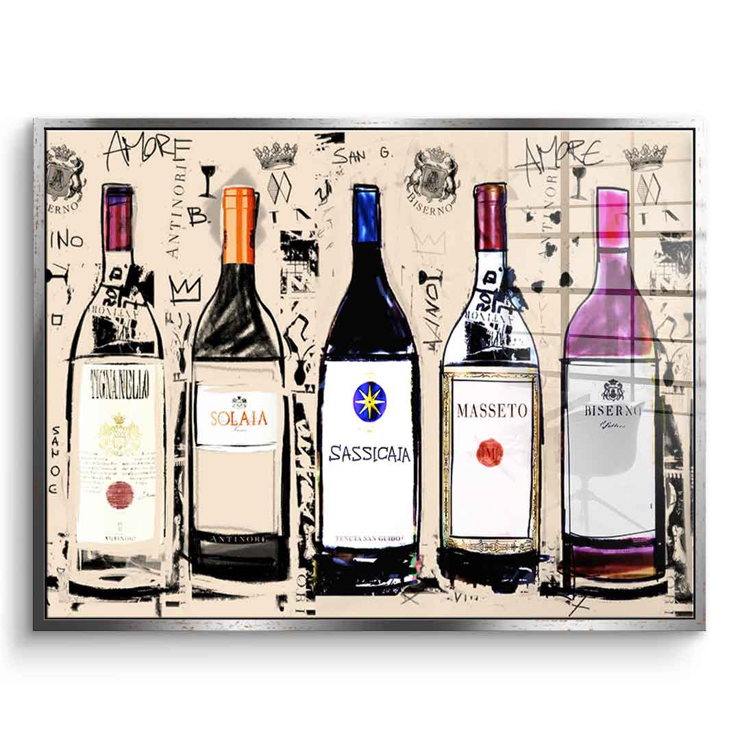 Luxury Wine Collection - Acrylic Glass