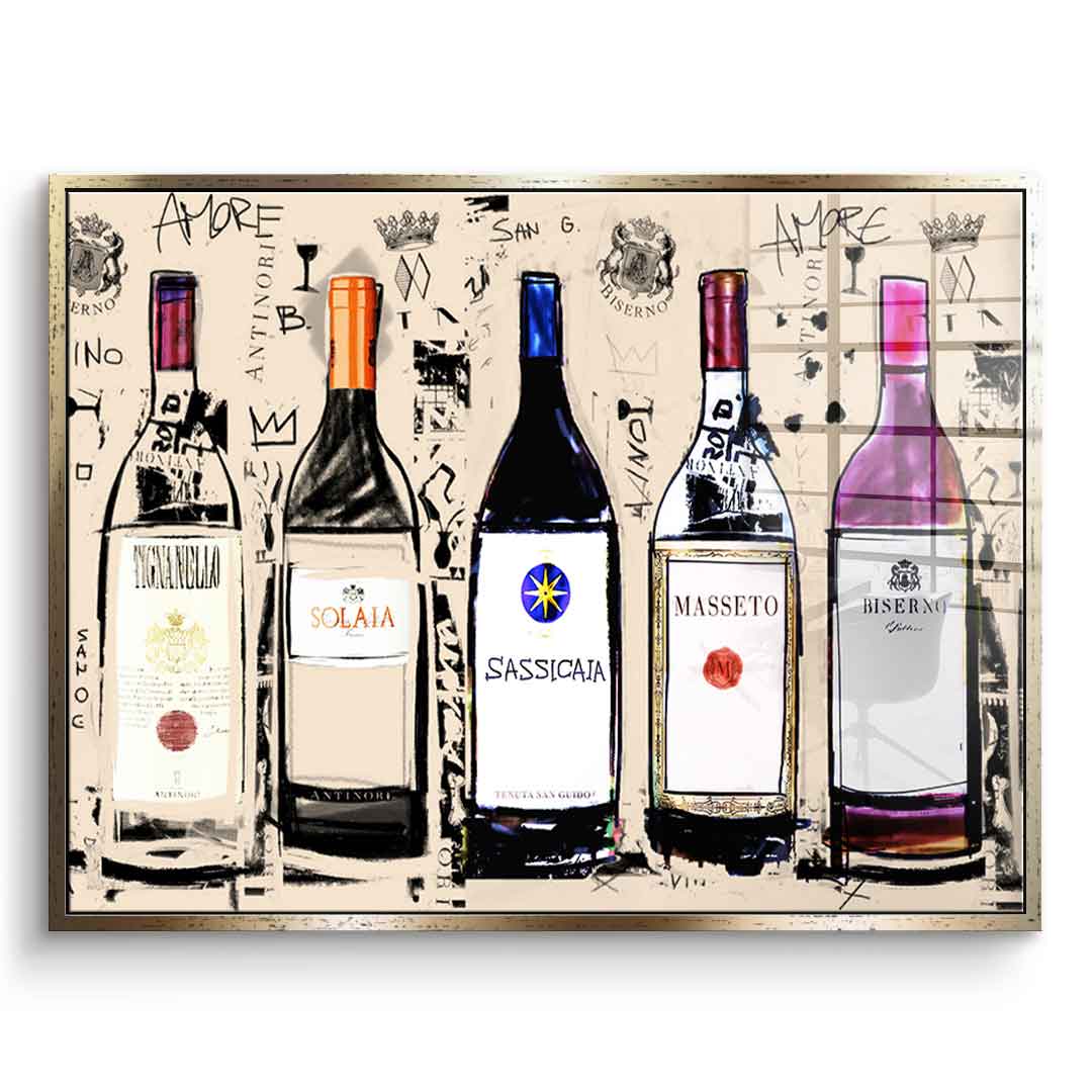 Luxury Wine Collection - Acrylic Glass