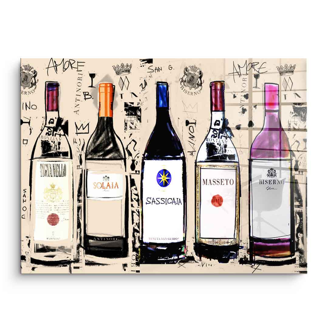 Luxury Wine Collection - Acrylic Glass
