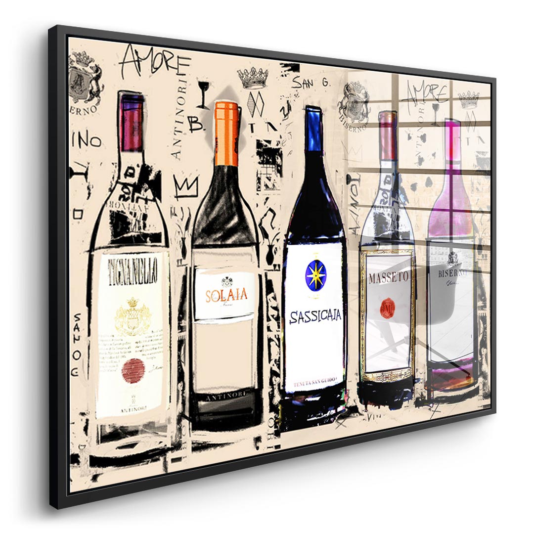 Luxury Wine Collection - Acrylic Glass