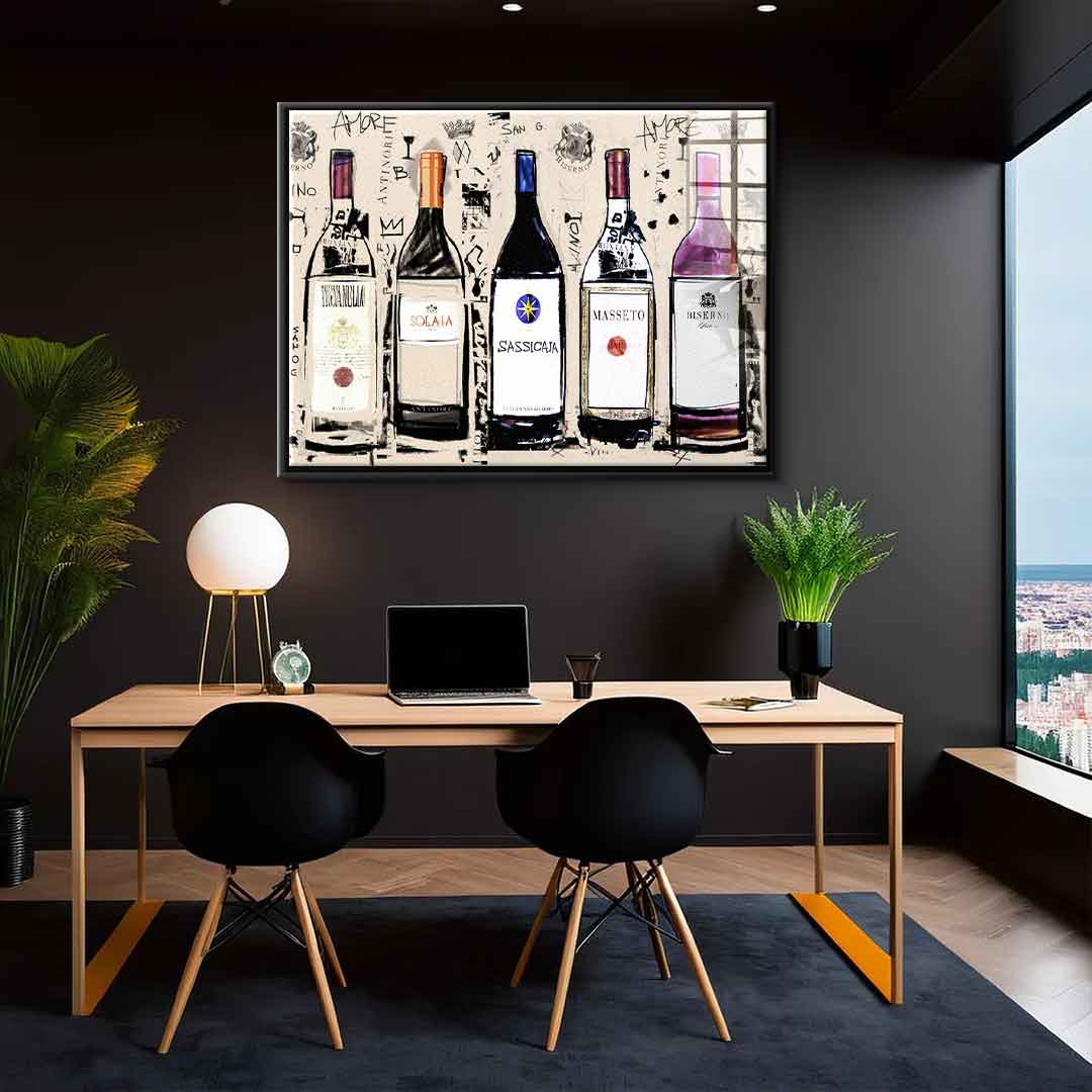 Luxury Wine Collection - Acrylic Glass