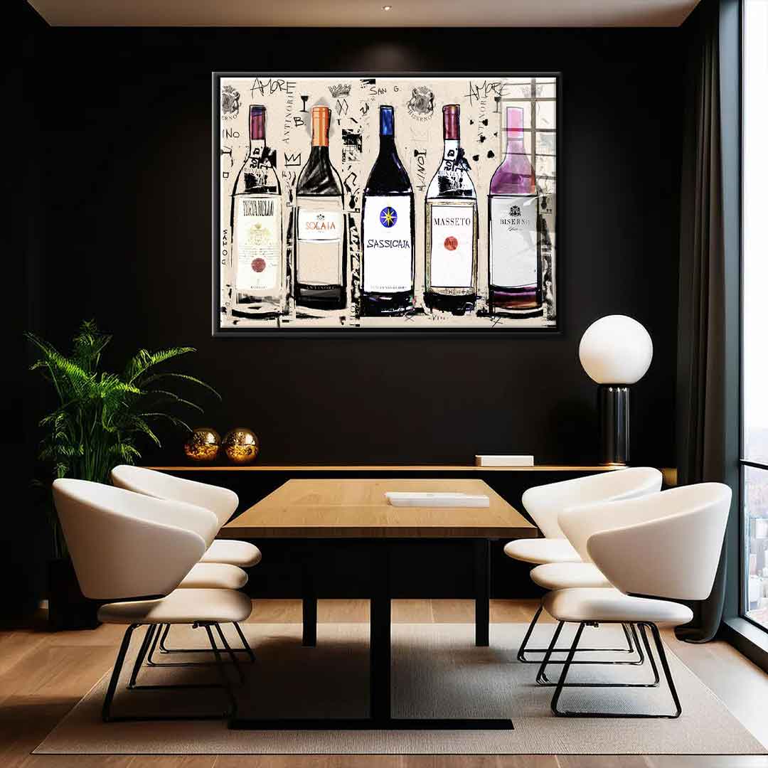 Luxury Wine Collection - Acrylic Glass