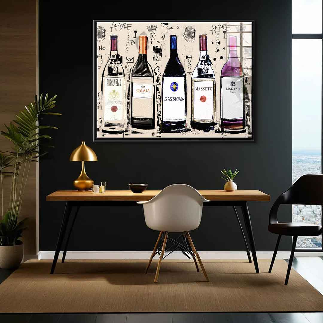 Luxury Wine Collection - Acrylic Glass