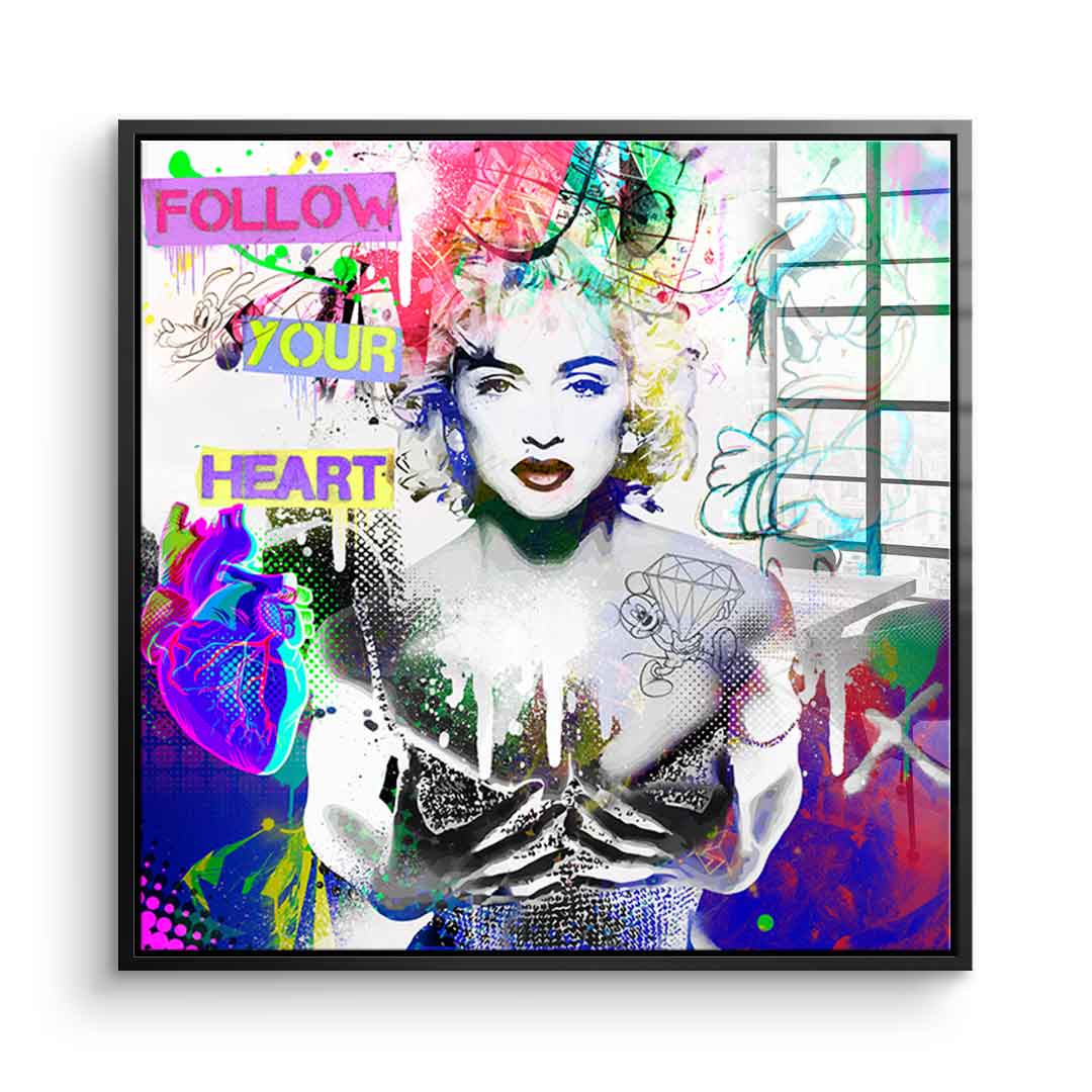 Madonna Follow - Acrylglas