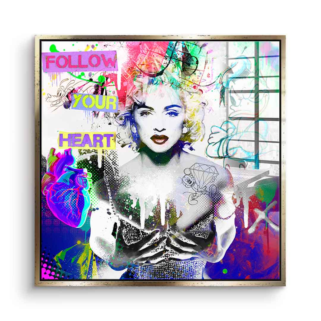 Madonna Follow - Acrylglas