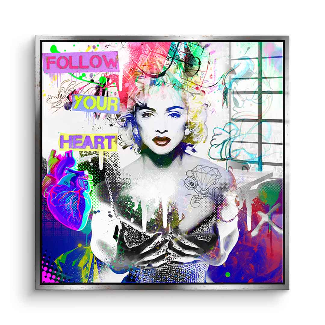 Madonna Follow - Acrylglas