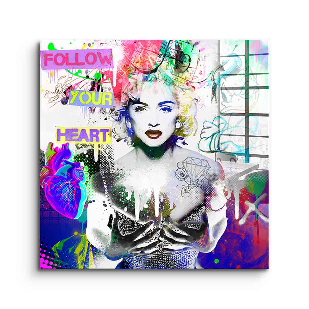 Madonna Follow - Acrylglas