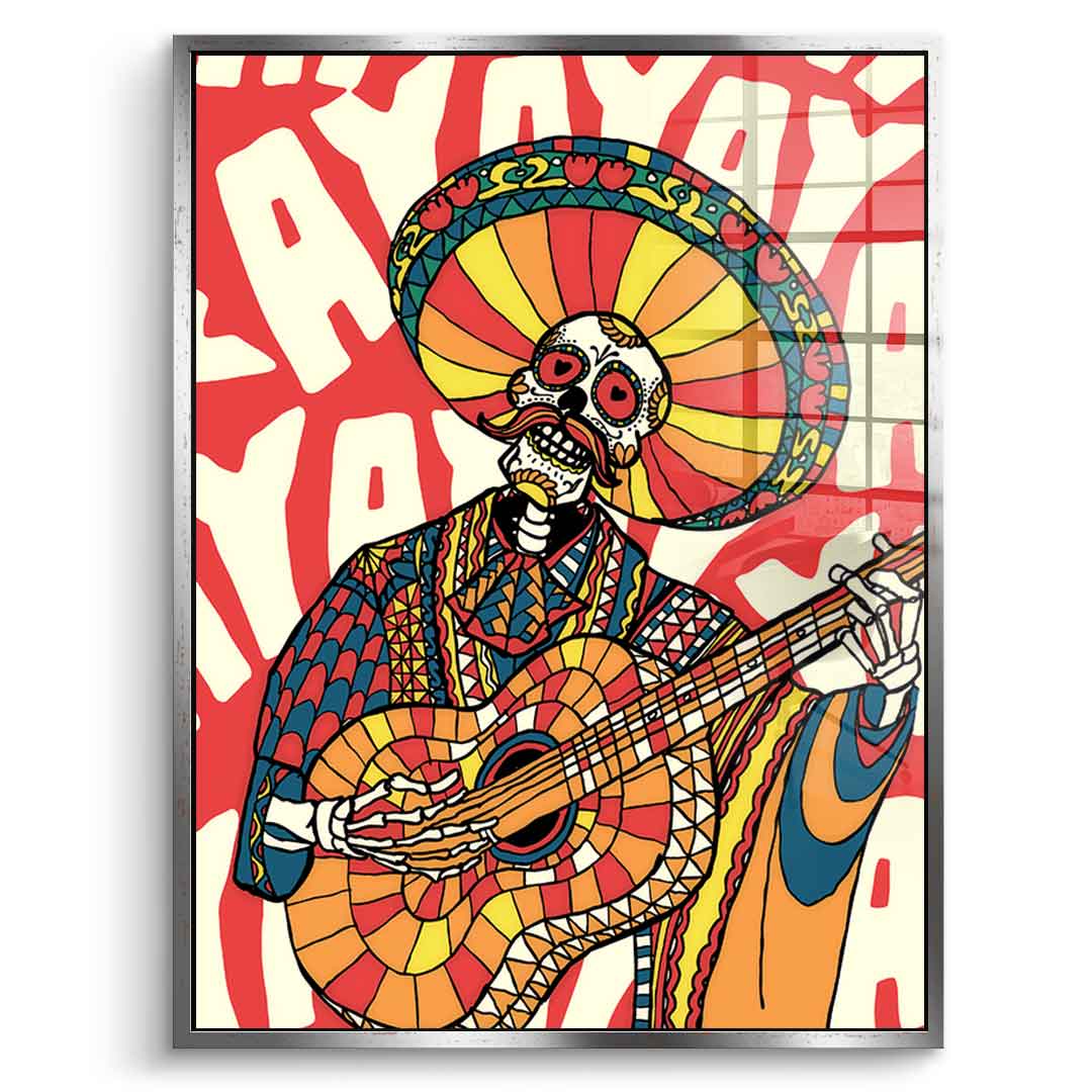 Mariachi Rug Plain - Acrylic Glass