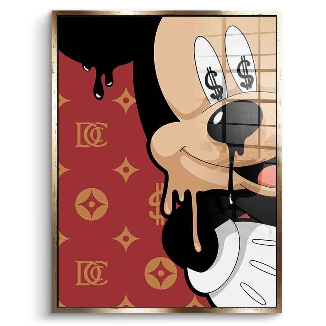Melting Mickey - Acrylic glass