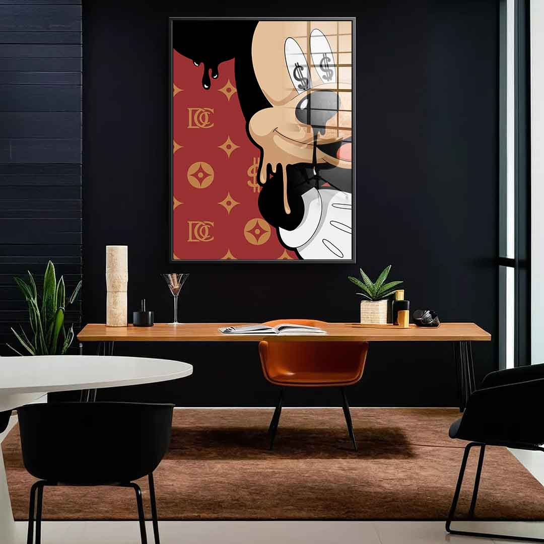 Melting Mickey - Acrylic glass