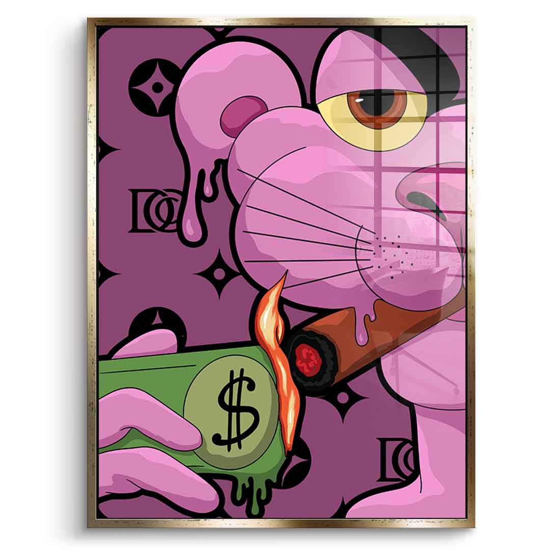 Melting Panther - Acrylglas