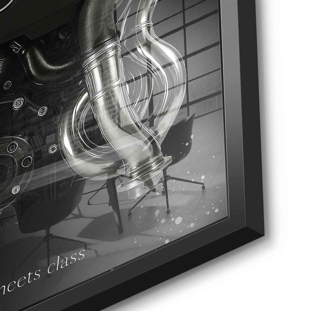 Mercedes V8 Engine - Acrylic glass