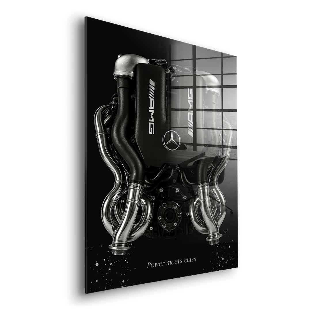 Mercedes V8 Engine - Acrylic glass
