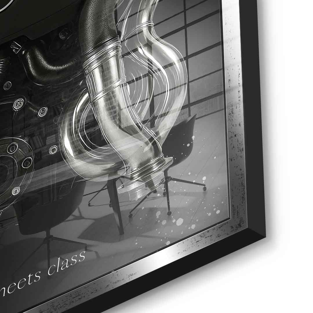 Mercedes V8 Engine - Acrylic glass