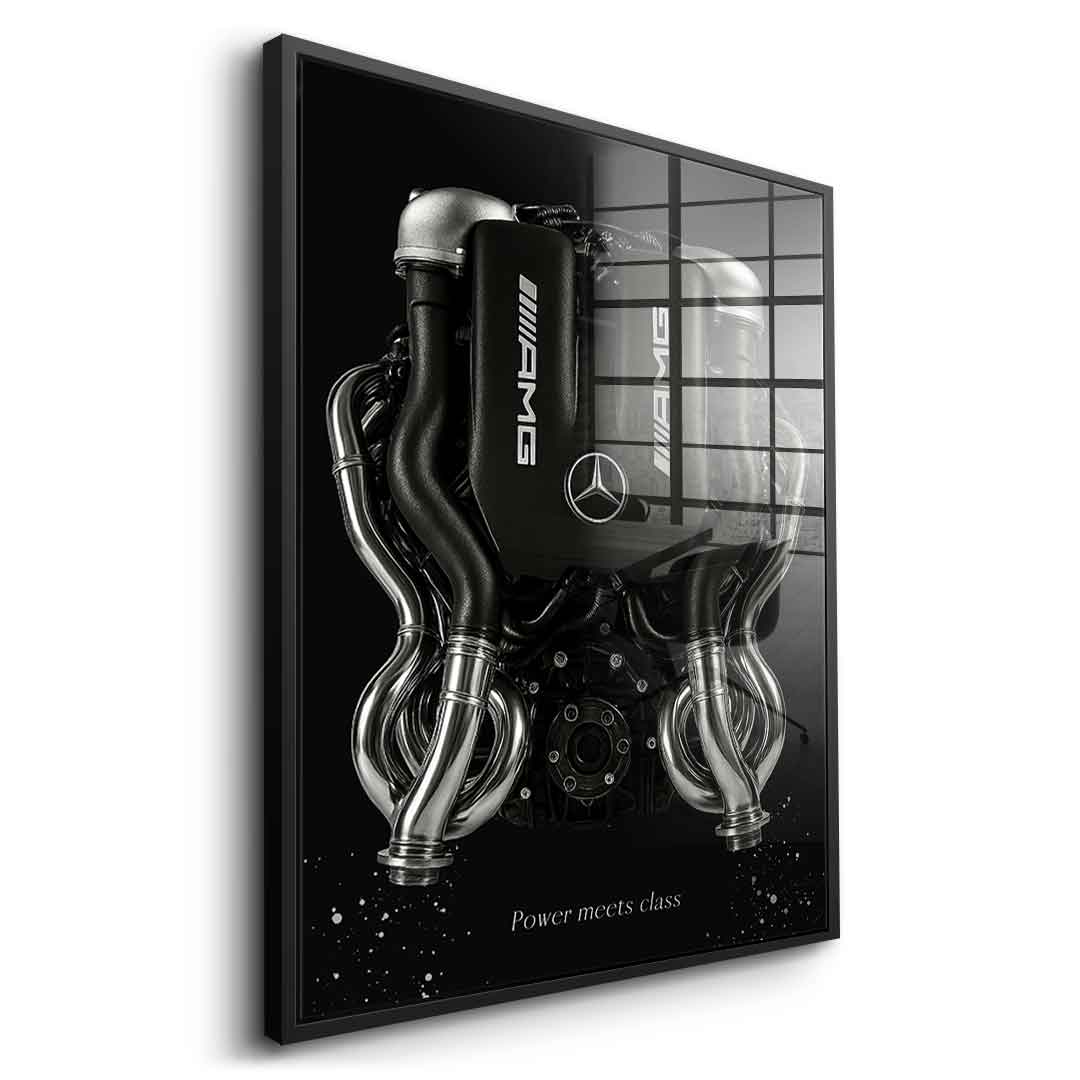 Mercedes V8 Engine - Acrylic glass