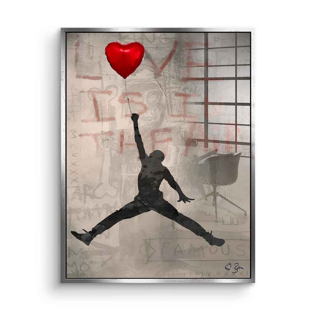 Sneaker Love - Acrylglas