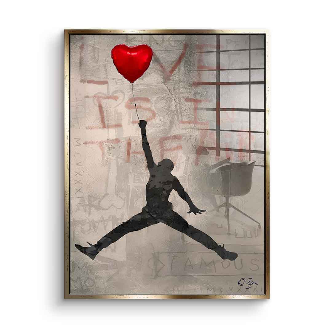 Sneaker Love - Acrylglas