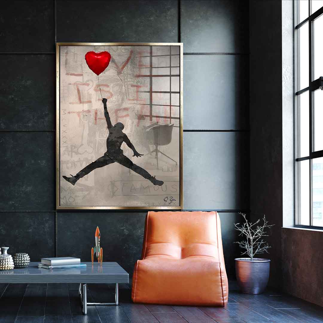 Sneaker Love - Acrylglas