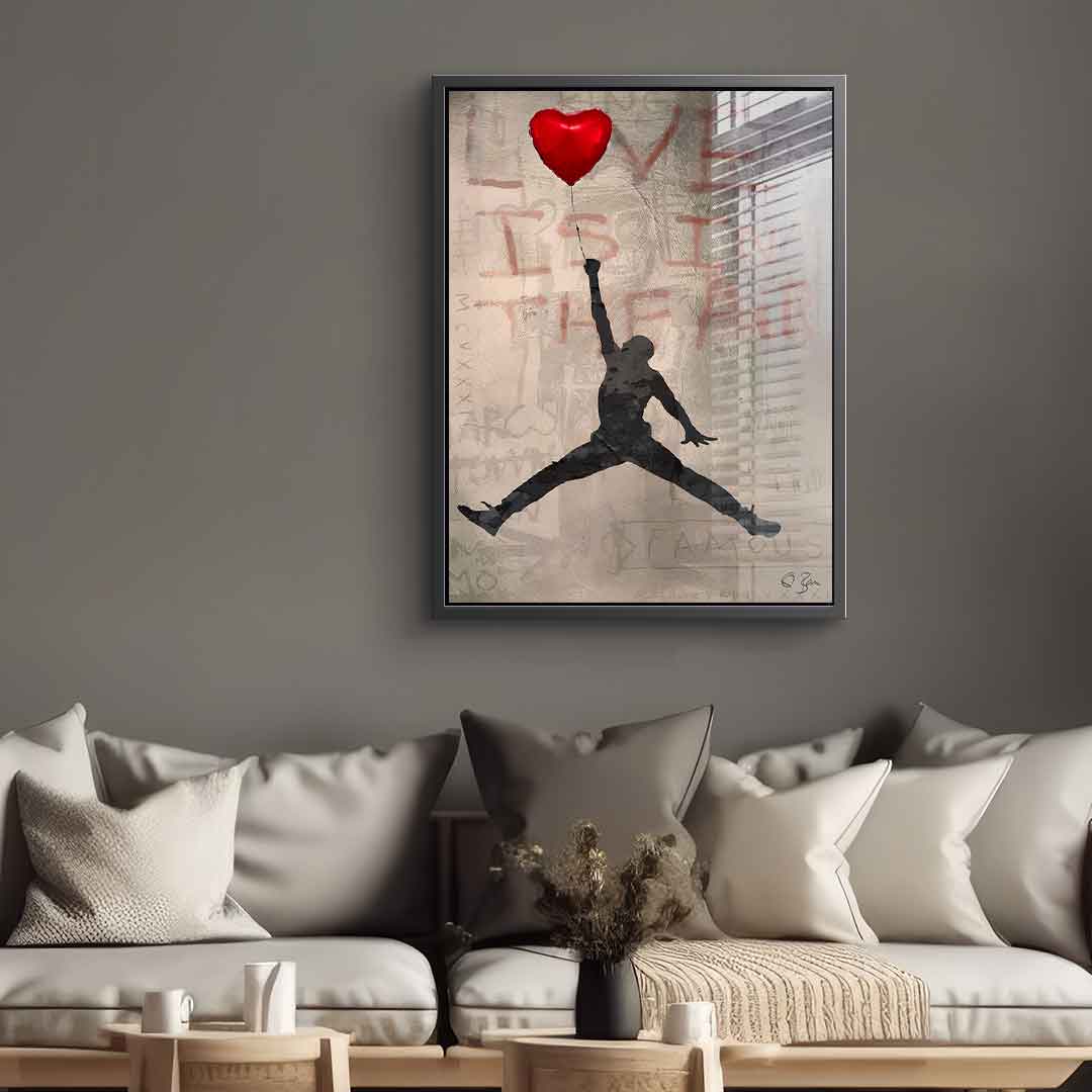 Sneaker Love - Acrylglas