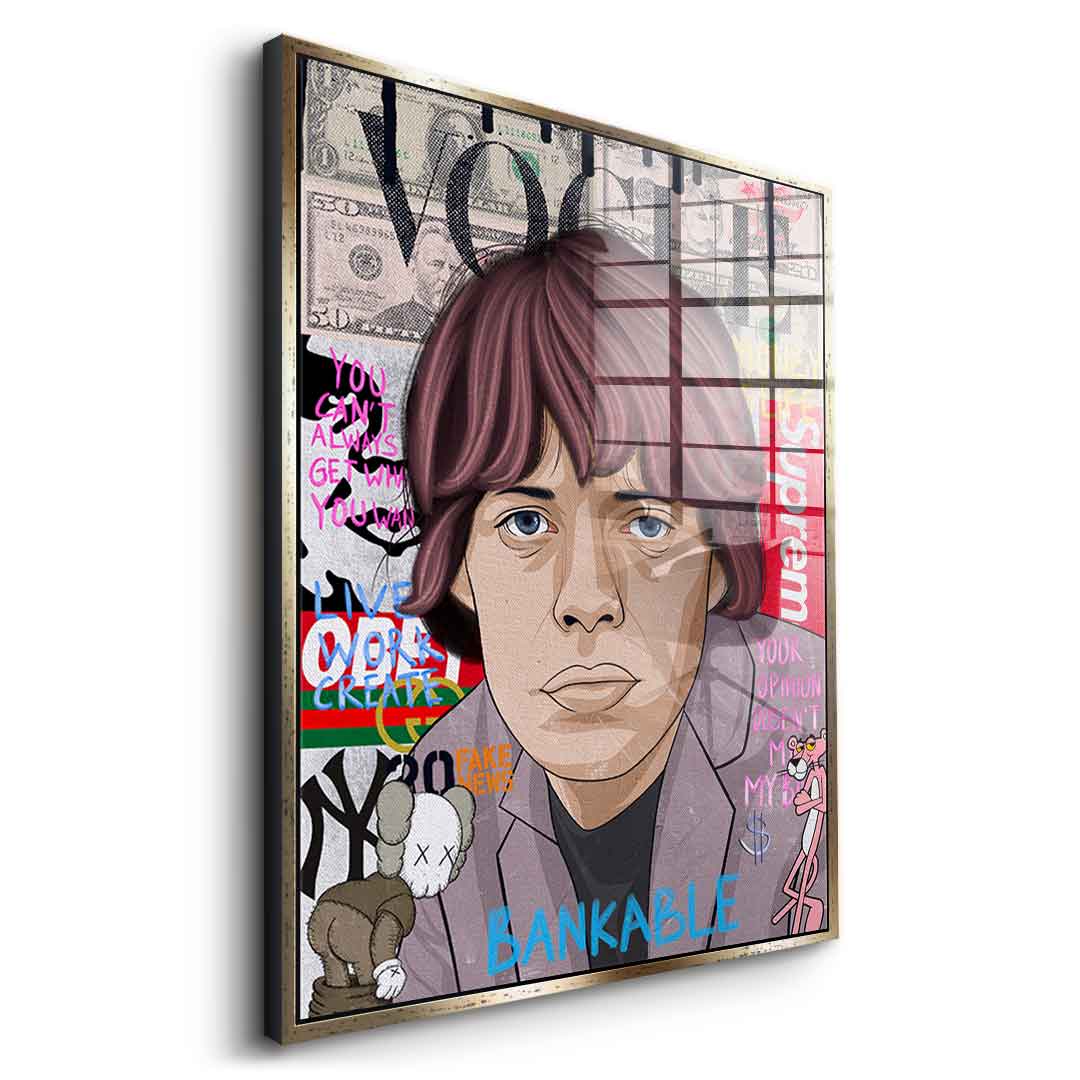Mick Jagger - Szkło akrylowe