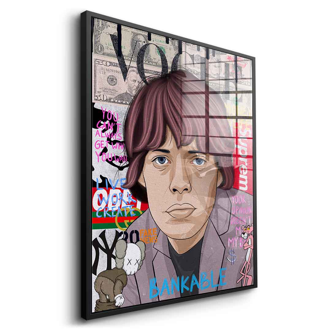 Mick Jagger - Szkło akrylowe