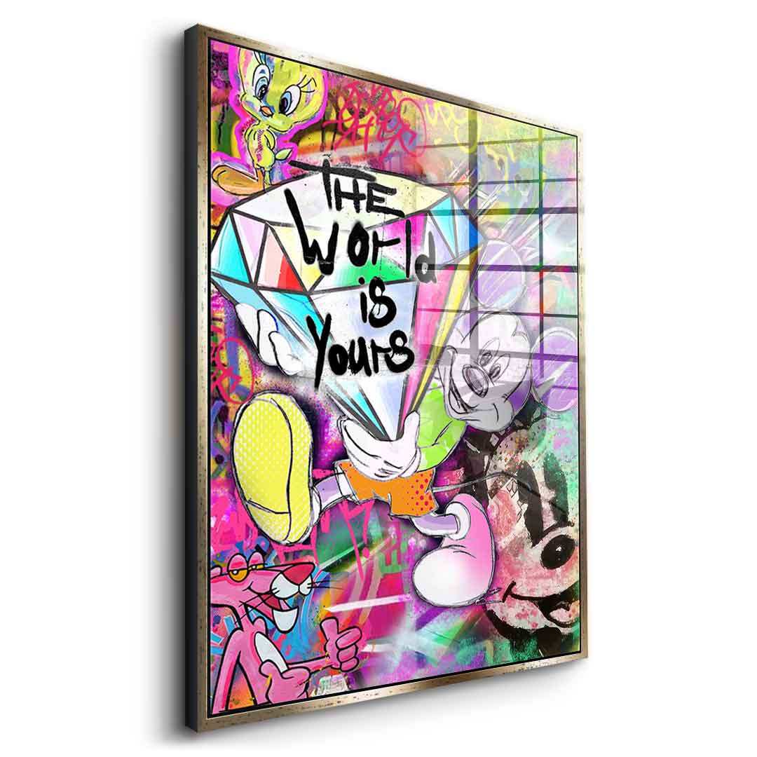 Mickey's World - Acrylic Glass