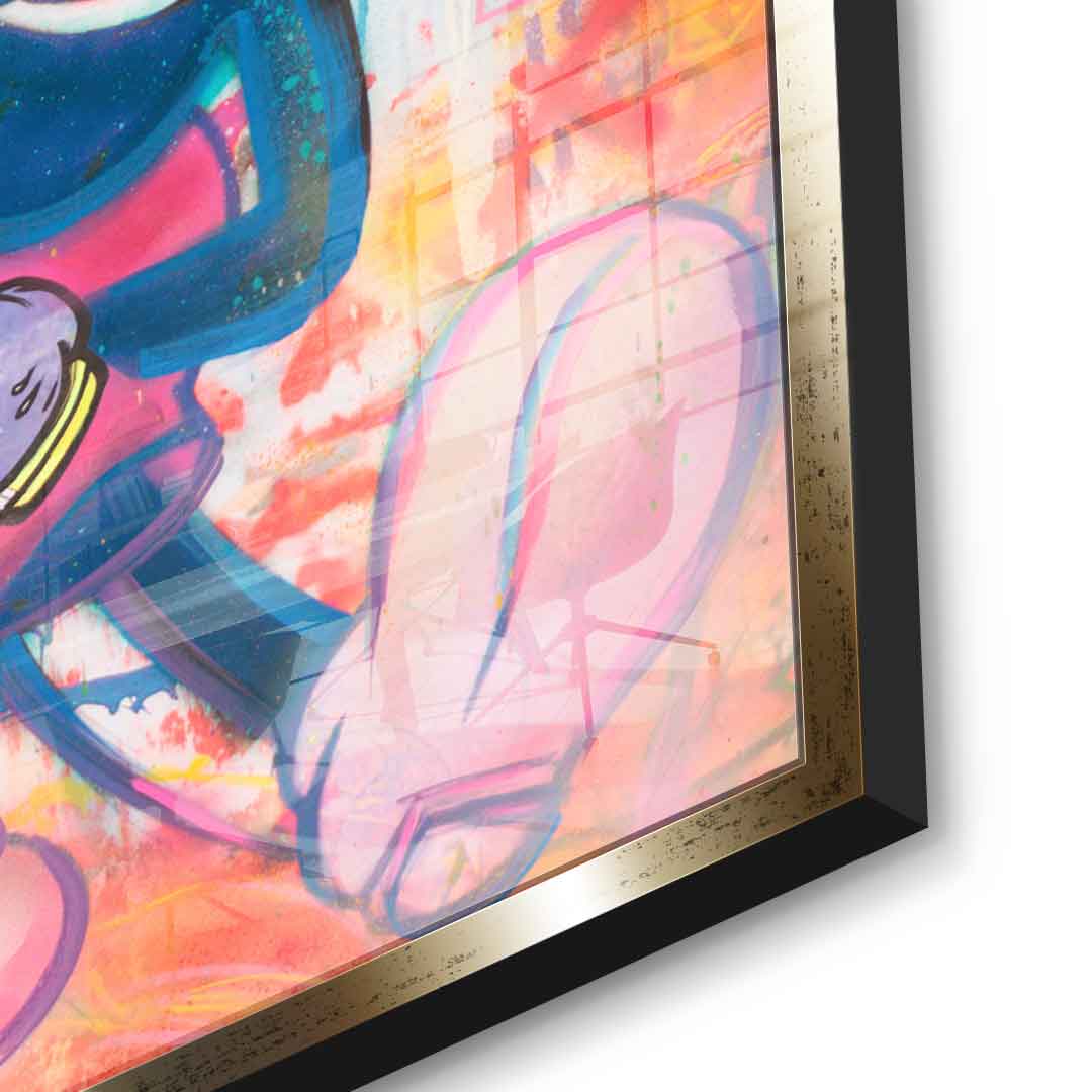 Mickey Sprayed - Acrylic Glass