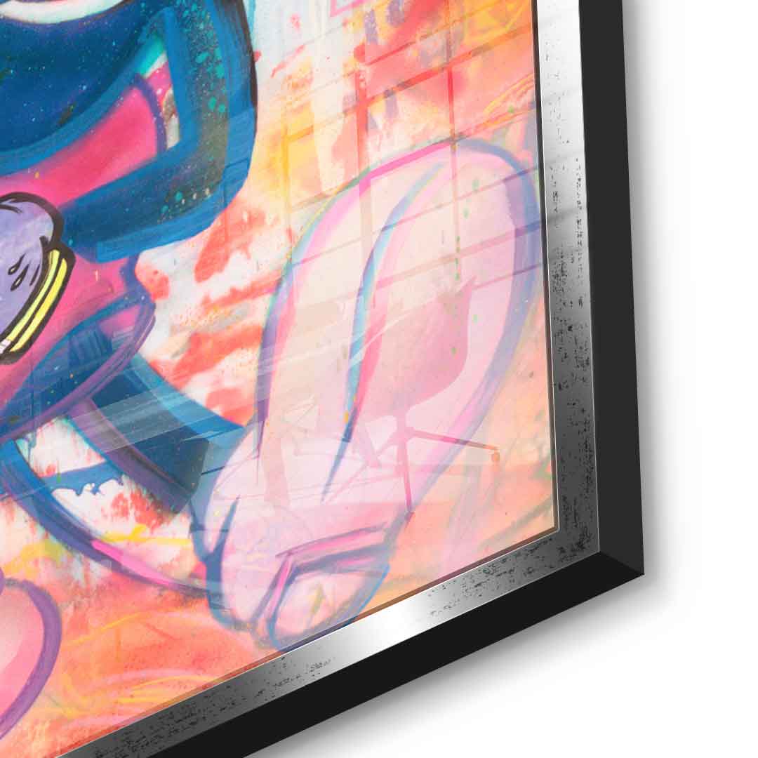 Mickey Sprayed - Acrylic Glass