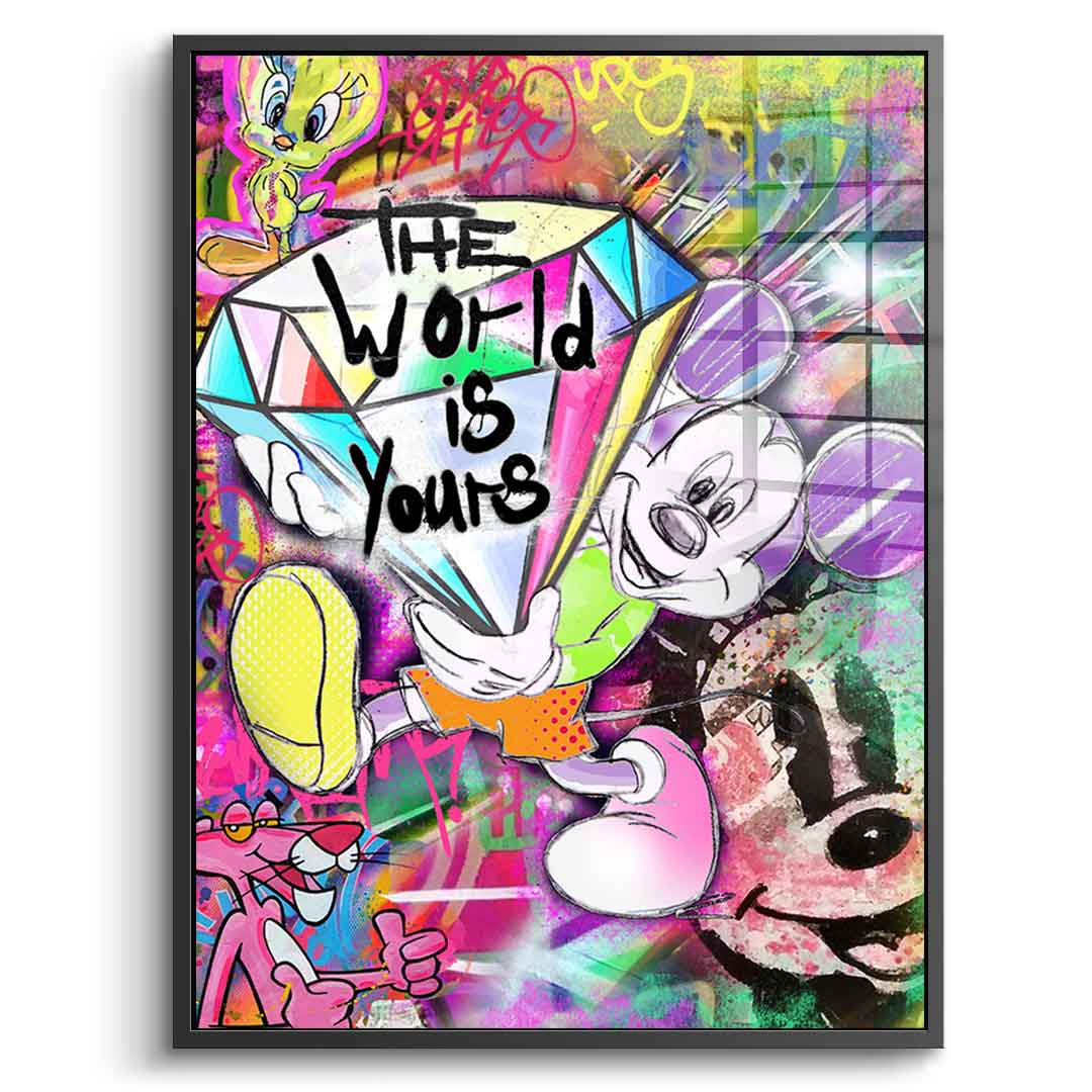 Mickey's World - Acrylic Glass