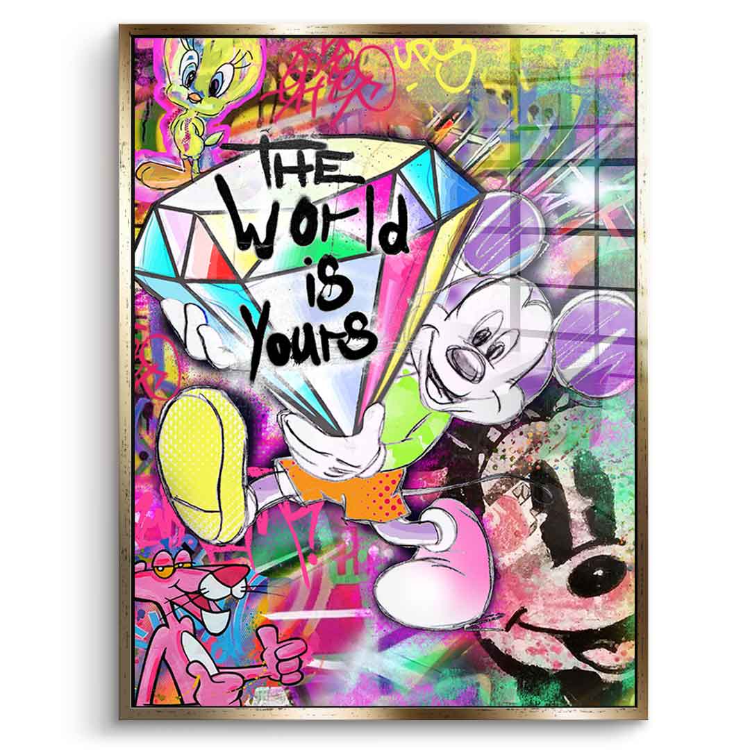 Mickey's World - Acrylic Glass