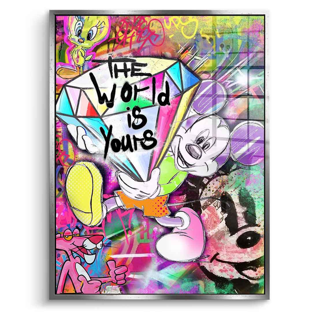 Mickey's World - Acrylic Glass