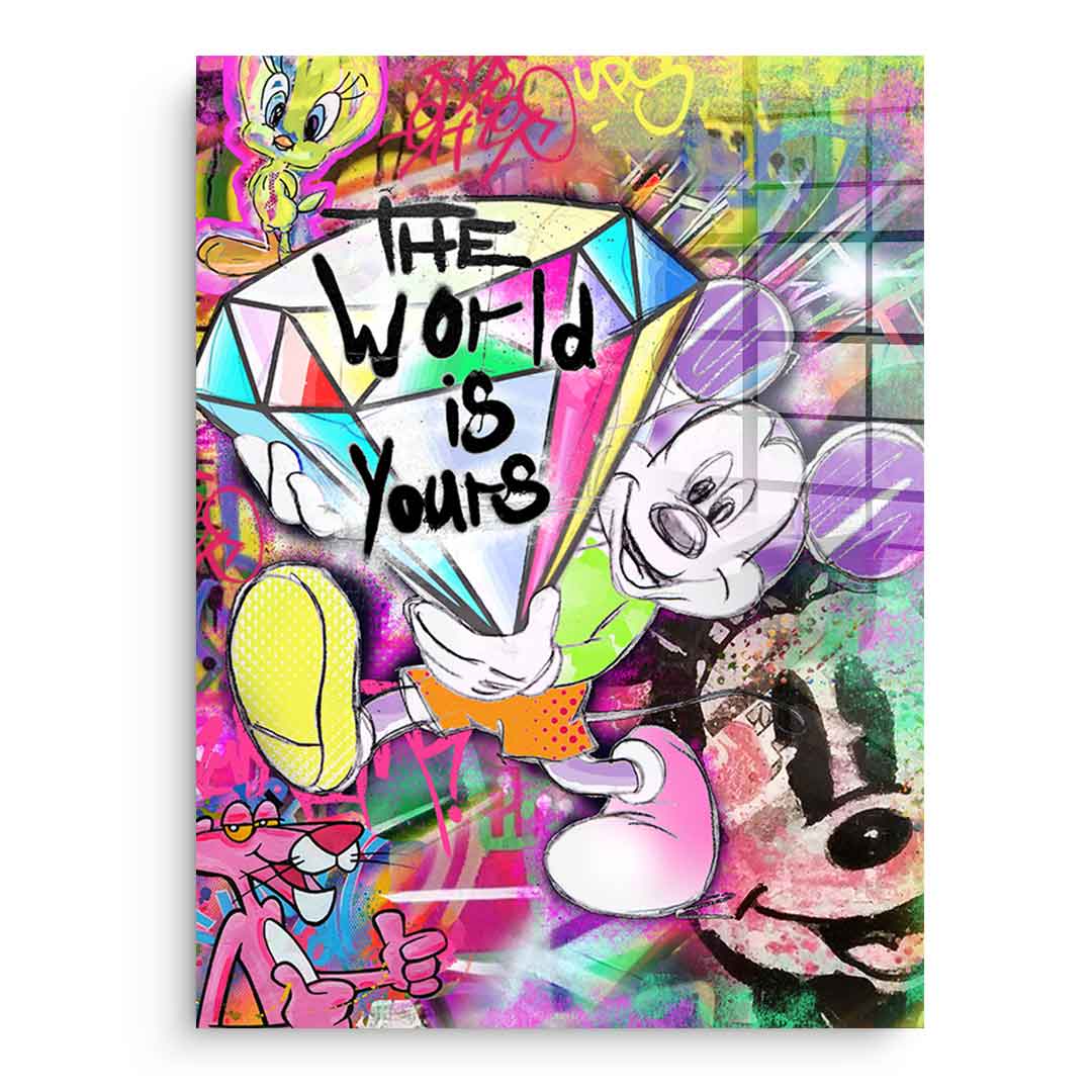 Mickey's World - Acrylic Glass
