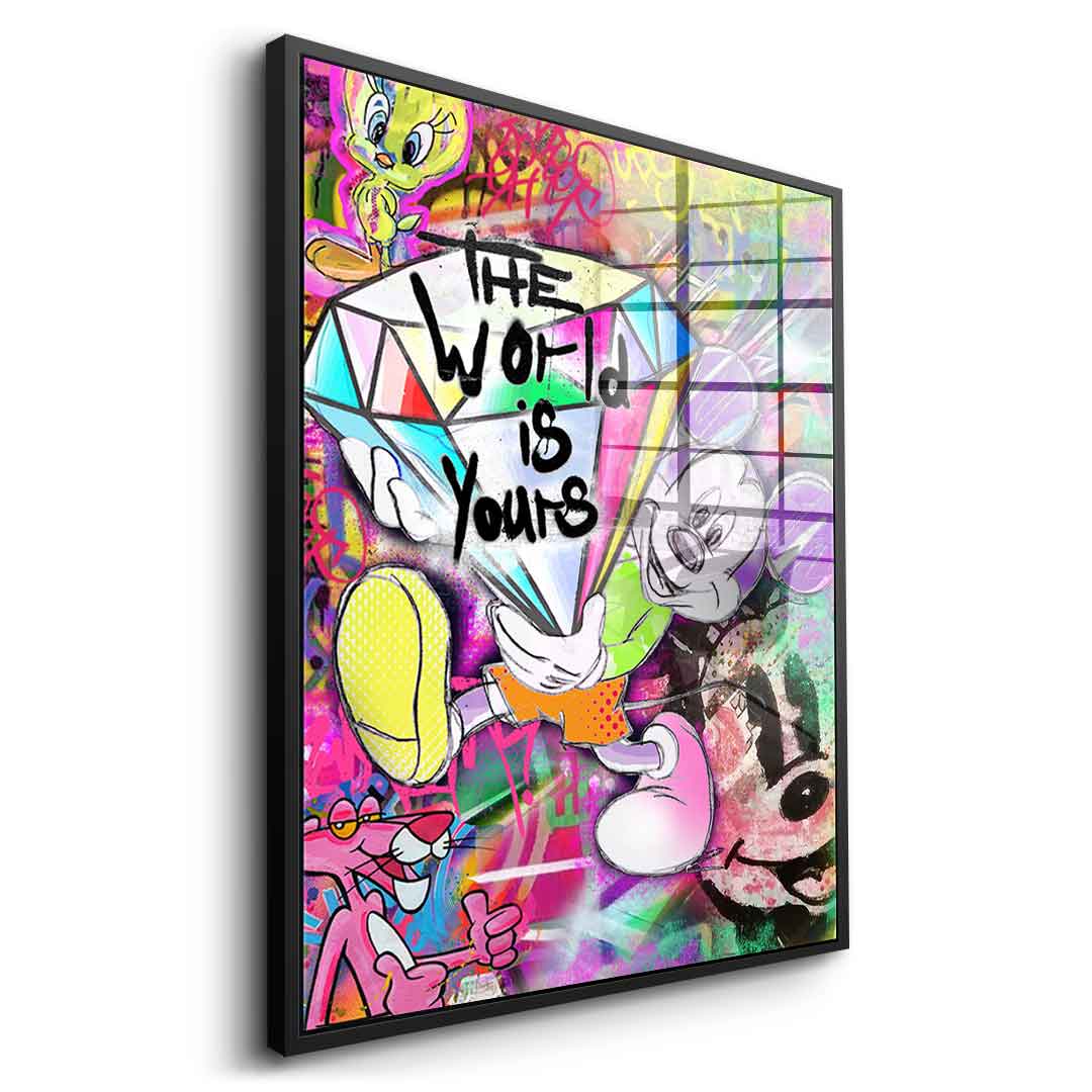Mickey's World - Acrylic Glass
