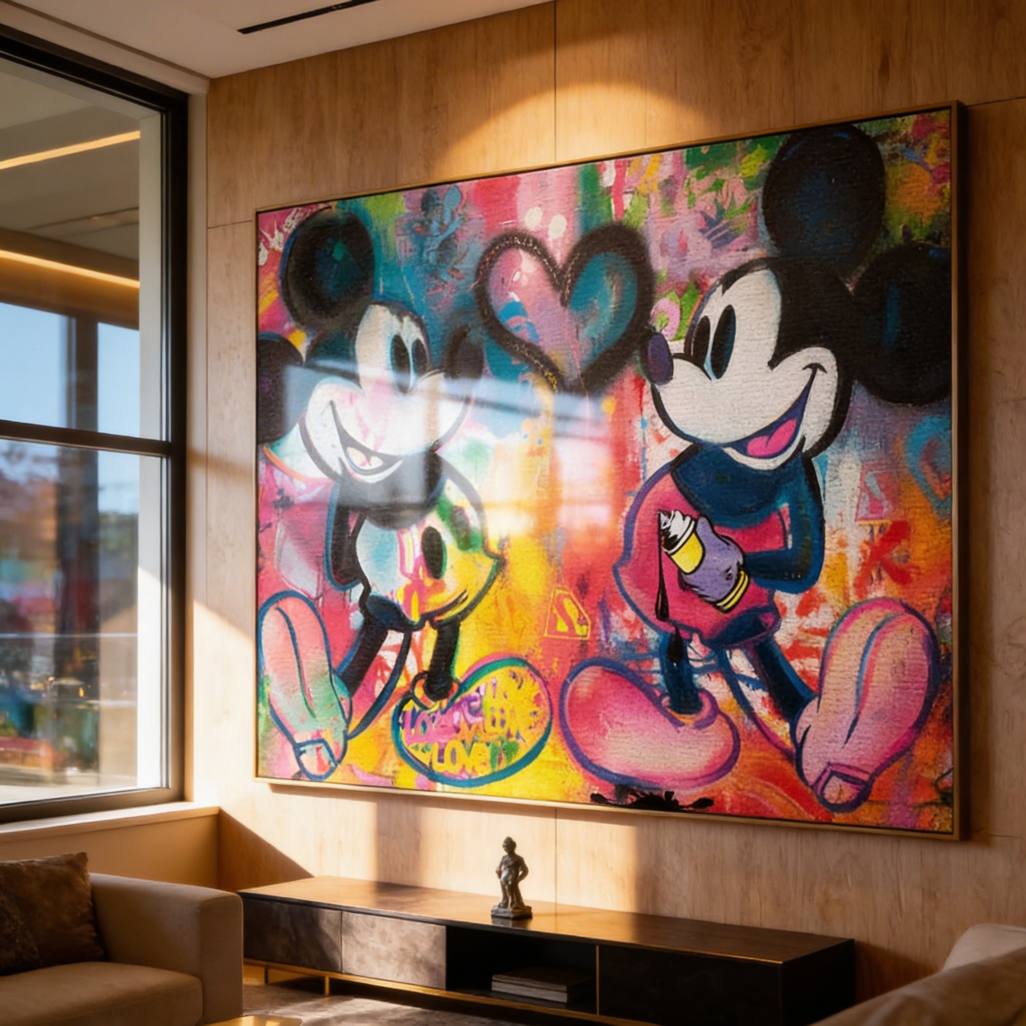 Mickey Sprayed - Acrylic Glass