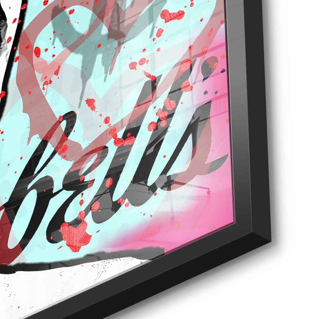 Comic Mouse &amp; David - Acrylic glass
