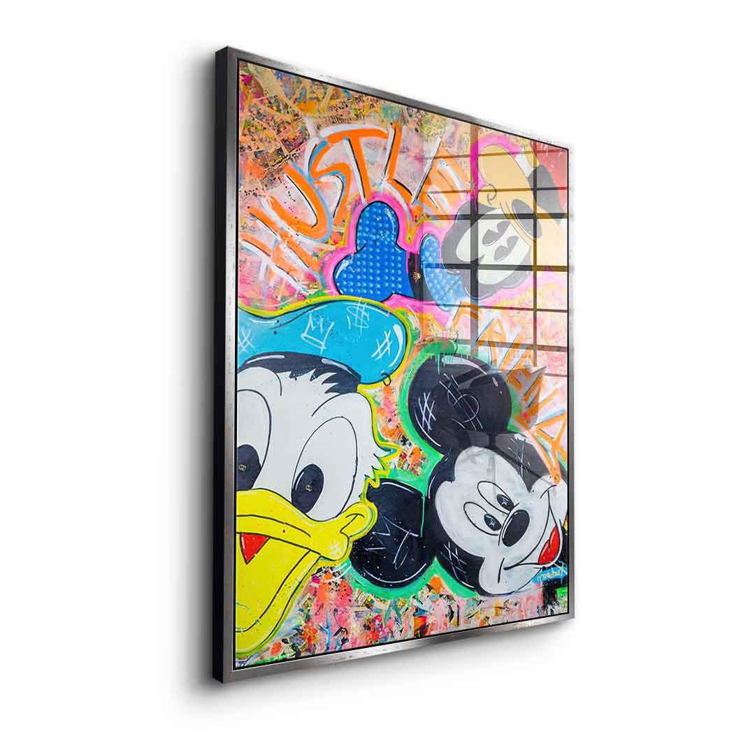 Hustle Friends - Acrylic glass