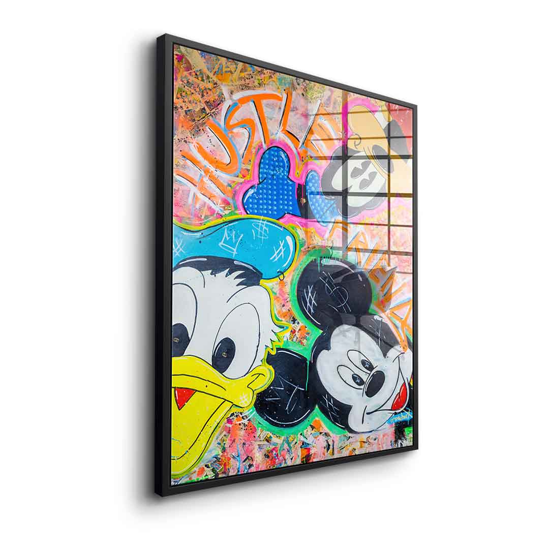 Hustle Friends - Acrylic glass