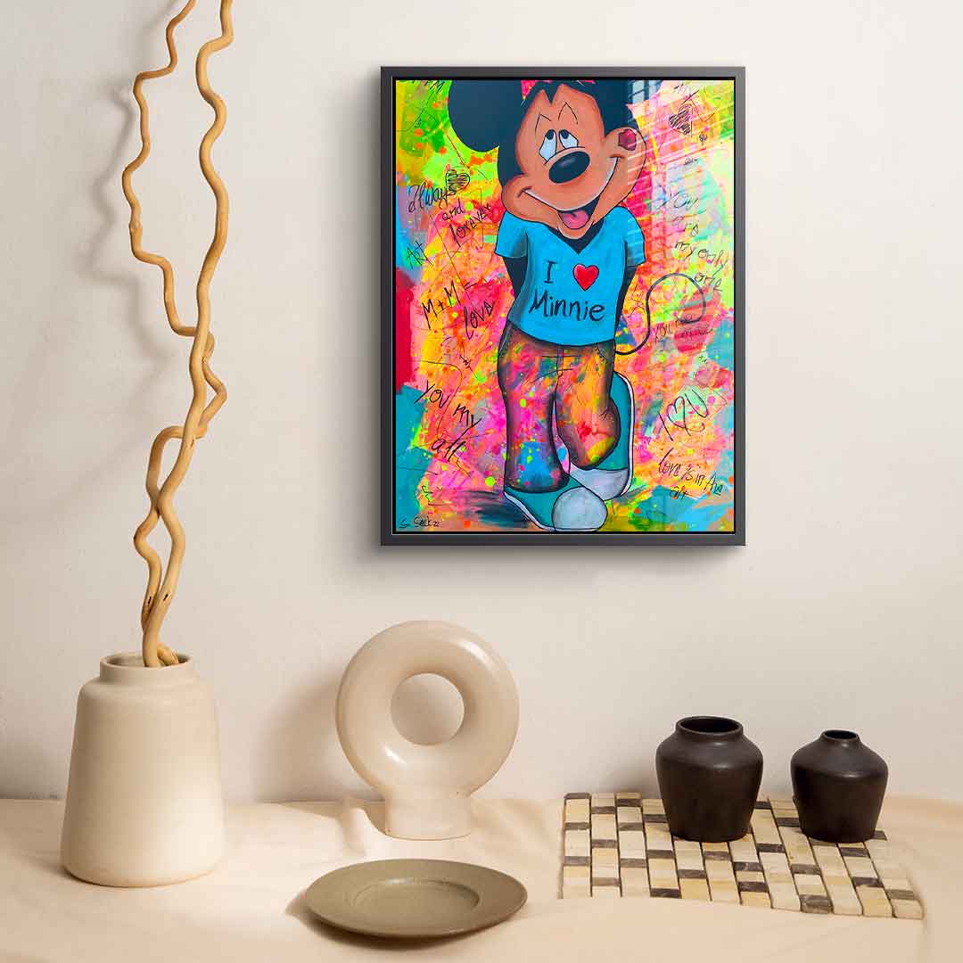 Mickey Loves Minnie - Acrylic Glass