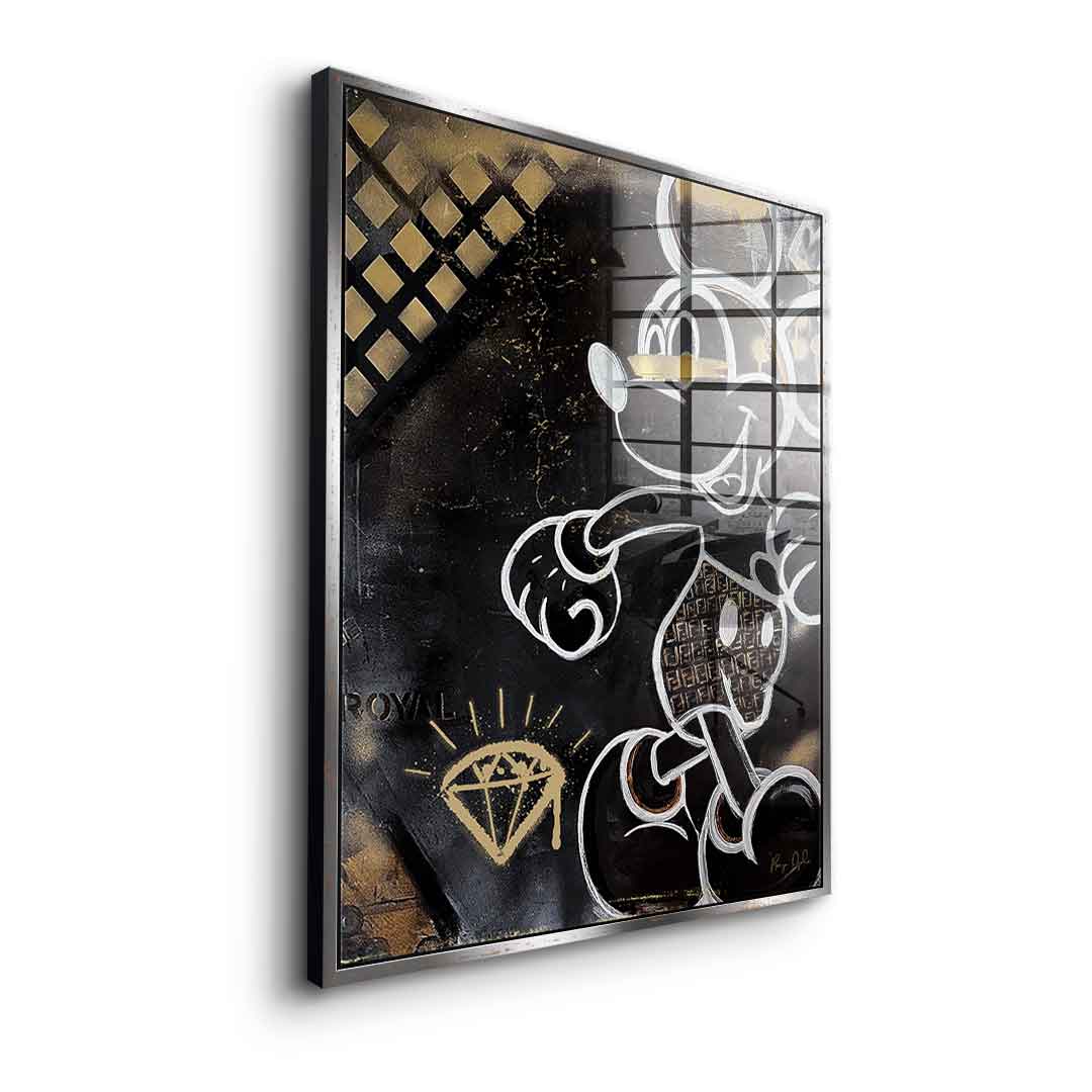 Gold Walk - Acrylglas