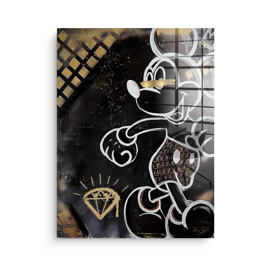 Gold Walk - Acrylglas