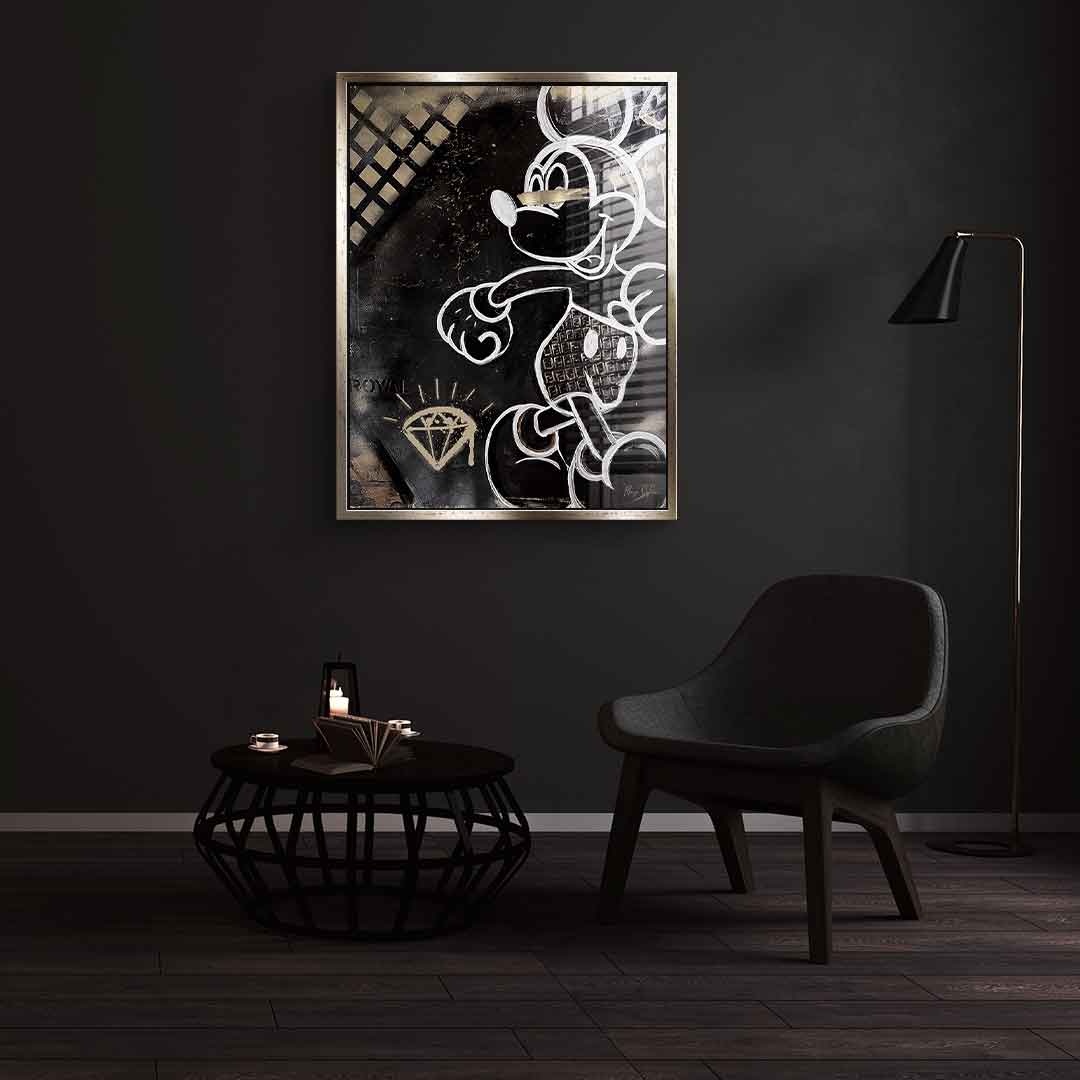 Gold Walk - Acrylglas