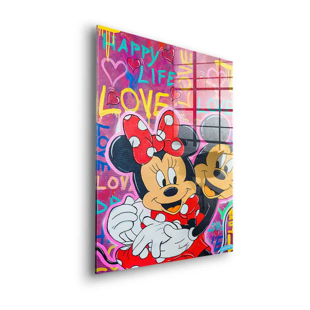 Happy Life - Acrylic glass