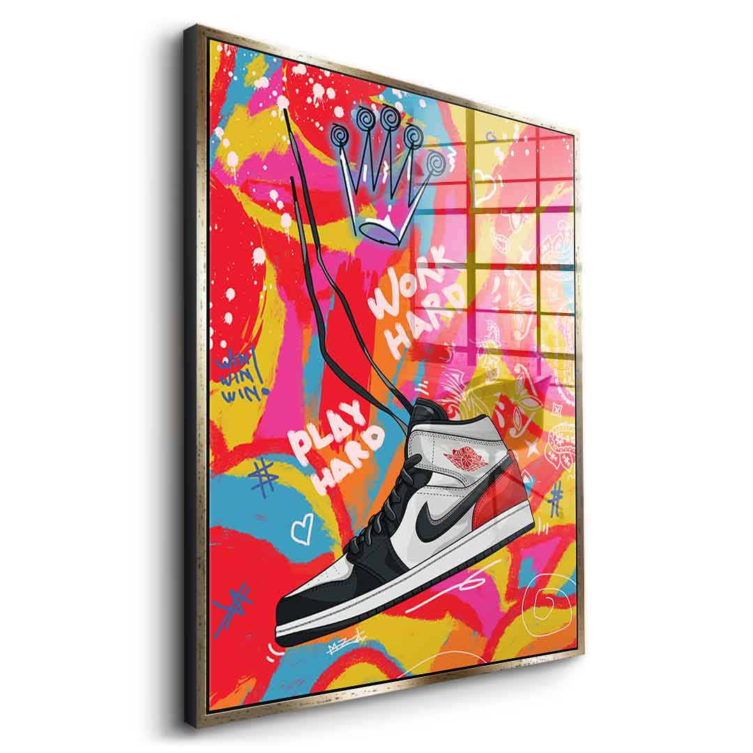 Mj Chicago Pop Art - Szkło akrylowe