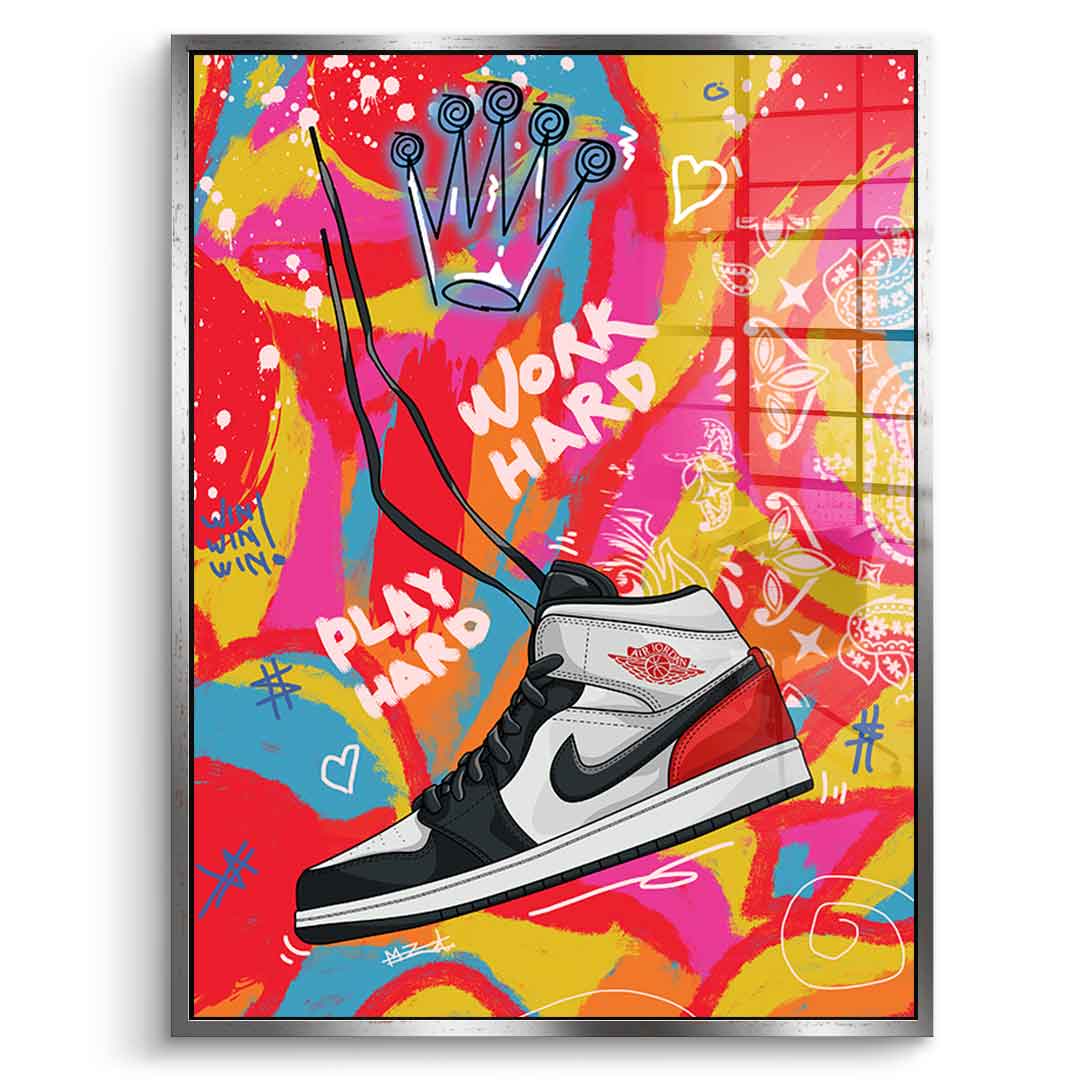 Mj Chicago Pop Art - Szkło akrylowe