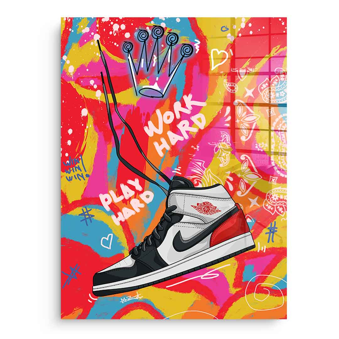 Mj Chicago Pop Art - Szkło akrylowe