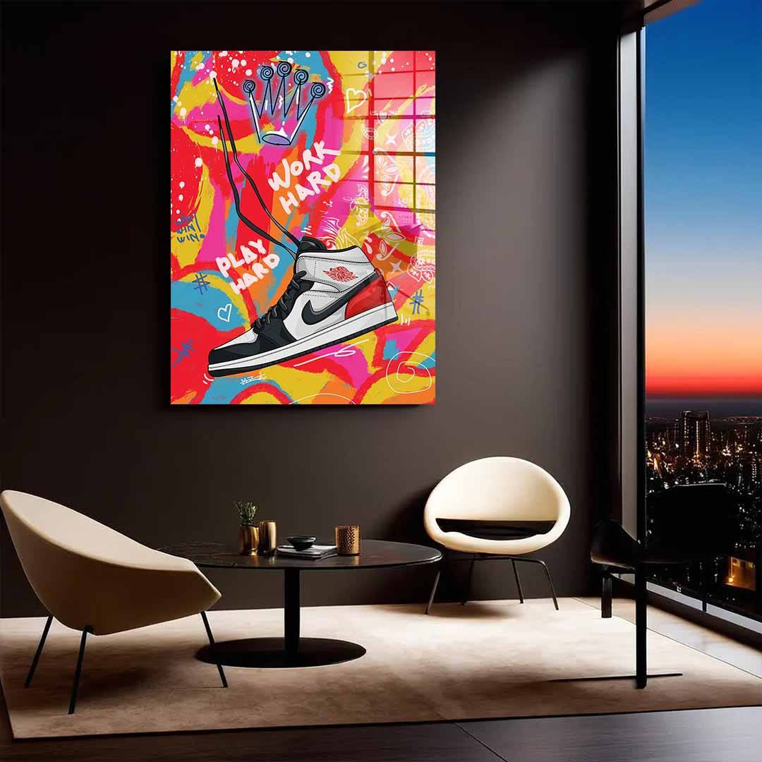 Mj Chicago Pop Art - Szkło akrylowe