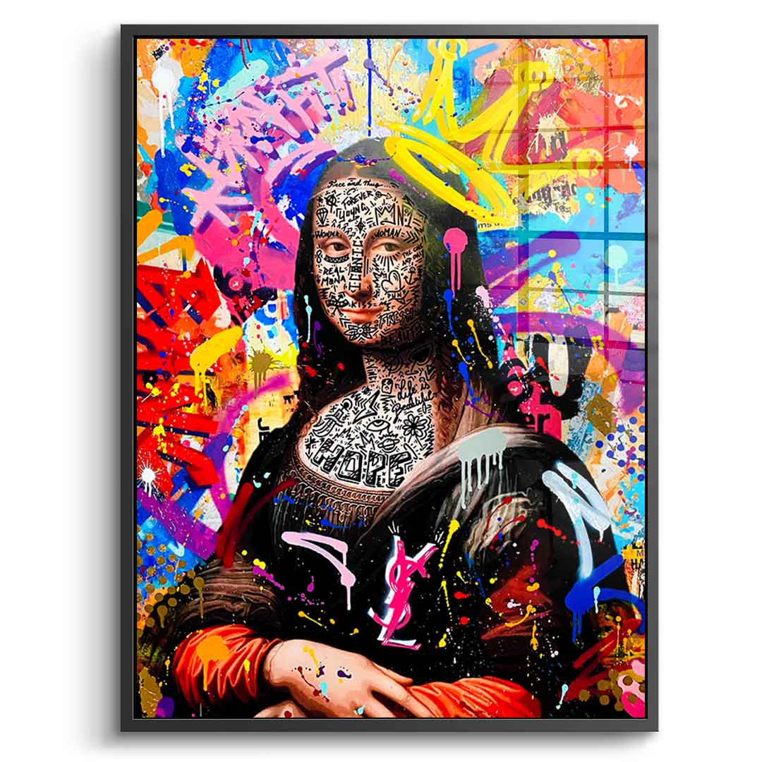 QUEEN MONA - Acrylglas