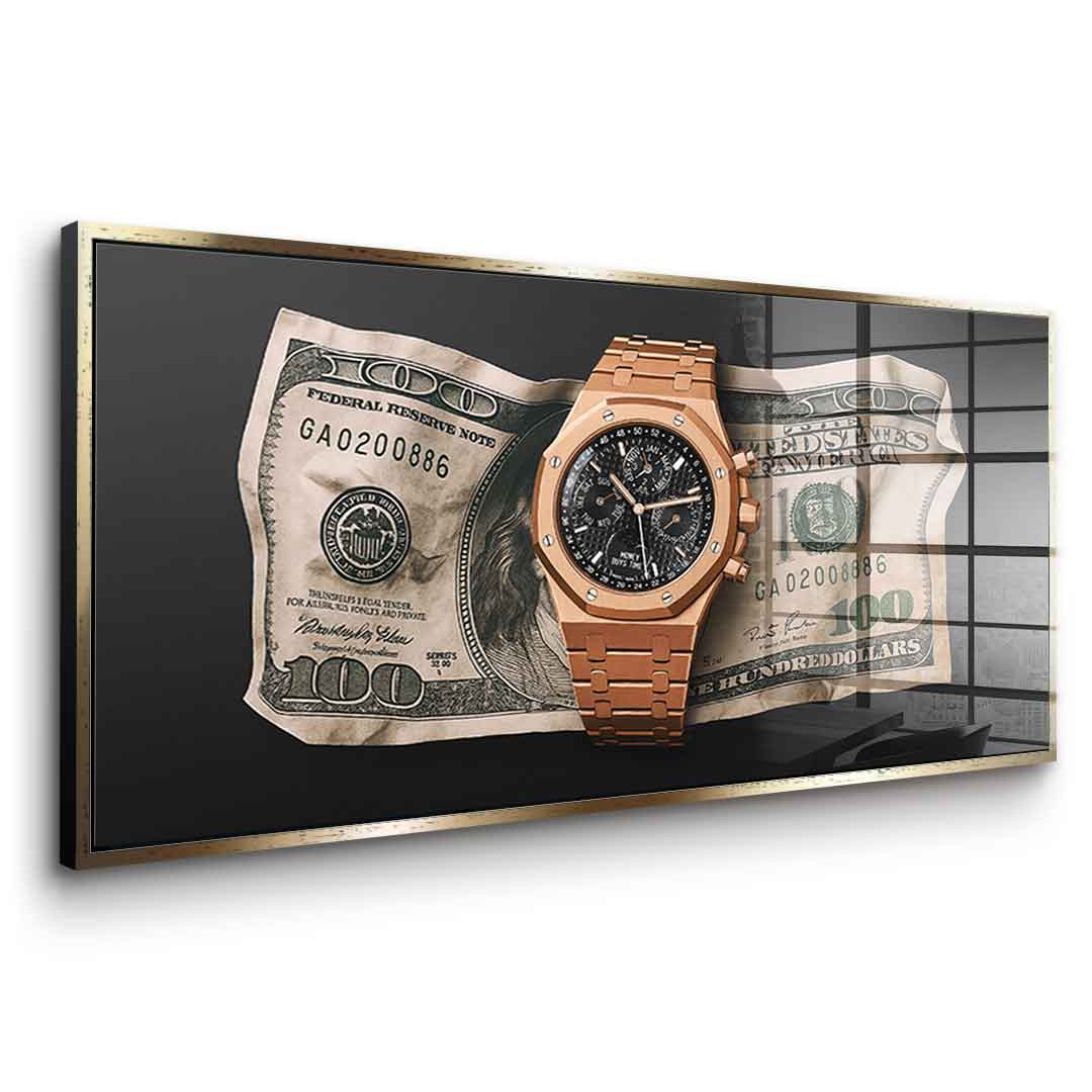 Money Buys Time - Acrylglas